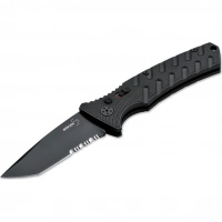 Автоматический складной нож Boker Strike Tanto All Black, сталь AUS-8, рукоять алюминий купить в Иркутске