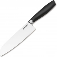 Кухонный нож шефа Bker Core Santoku, 163 мм, сталь X50CrMoV15, рукоять пластик купить в Иркутске