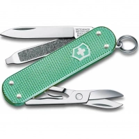 Нож перочинный Victorinox Classic Alox SD Colors, Minty Mint (0.6221.221G) мятный, 58 мм 7 функций купить в Иркутске