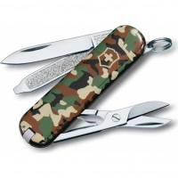 Нож перочинный Victorinox Classic, сталь X55CrMo14, рукоять Cellidor®, камуфляж купить в Иркутске