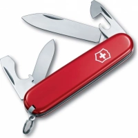 Нож перочинный Victorinox Recruit, сталь X55CrMo14, рукоять Cellidor®, красный купить в Иркутске