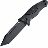 Нож с фиксированным клинком Hogue EX-F02 Black Tanto, сталь A2 Tool Steel, рукоять термопластик GRN, чёрный купить в Иркутске