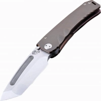 Нож складной Medford Marauder Tanto, сталь D2 Tool Steel, рукоять титановый сплав, бронзовый купить в Иркутске