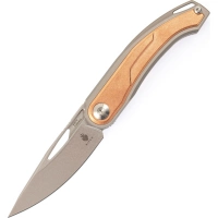 Складной нож Kizer Apus, сталь CPM S35VN, рукоять титан/ Bronze Carbon купить в Иркутске