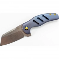 Складной нож Kizer C01E Blue, сталь CPM-S35VN, рукоять титан купить в Иркутске