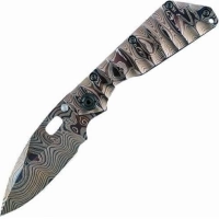 Складной нож SnG Mick Strider Custom, сталь Colored Carbon Damascus, рукоять Titanium / Damascus купить в Иркутске