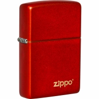 Зажигалка Classic Metallic Red ZIPPO с логотипом Zippo купить в Иркутске