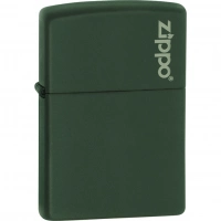 Зажигалка ZIPPO Green Matte, латунь с порошковым покрытием, зеленая, матовая, 36х56х12 мм купить в Иркутске