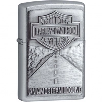 Зажигалка ZIPPO Harley-Davidson® Легенда, с покрытием Street Chrome™ купить в Иркутске