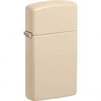 Зажигалка ZIPPO Slim® с покрытием Flat Sand, бежевая, матовая купить в Иркутске