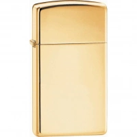 Зажигалка ZIPPO Slim® с покрытием High Polish Brass купить в Иркутске