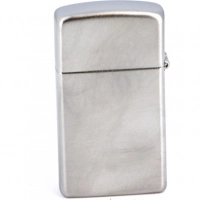 Зажигалка ZIPPO Slim® с покрытием Satin Chrome™, латунь/сталь, серебристая, матовая, 30х10×55 мм купить в Иркутске